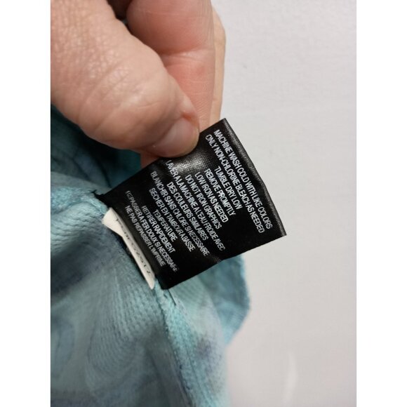 Vintage Volcom Womens Top Large Blue Thermal Long Sleeve Southwest BOHO - Picture 6 of 8